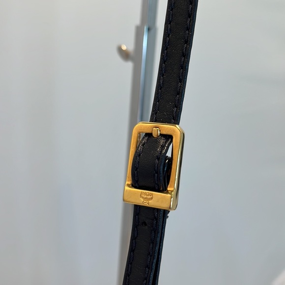 MCM Monogram Papillon Crossbody Bag - Picture 10 of 13